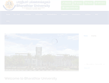 Tablet Screenshot of buc.edu.in